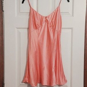 Vintage · VS Pink Silk Slip